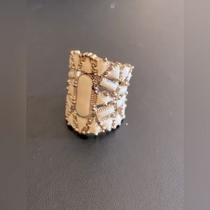 Vintage Costume Jewelry: ivory color